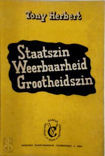 Staatszin, weerbaarheid, grootheidszin - Tony Herbert