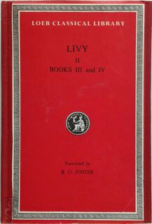 Livy: (History of Rome) Volume II. Books 3 and 4 - Livy (ISBN 9780674991484)