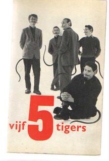 Vijf 5-tigers [i.e. vijftigers] een bloemlezing uit het werk van Remco Vampert [and others] - 