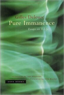 Pure Immanence - Gilles Deleuze (ISBN 9781890951252)