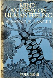 Mind - An Essay on Human Feeling - Susanne K. Langer (ISBN 9780801803604)