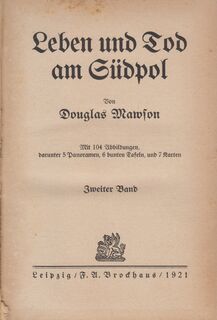 Leben und Tod am Südpol - Douglas Mawson