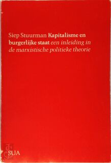 Kapitalisme en burgerlijke staat - Siep Stuurman, Socialistiese Uitgeverij Amsterdam (ISBN 9789062220397)