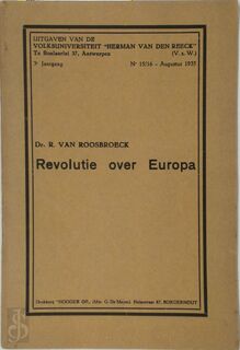 Revolutie over Europa - R. van Roosbroeck