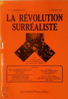 La Révolution surréaliste - André Breton (ISBN 9782858930005)