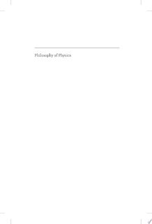 Philosophy of Physics - Tim Maudlin (ISBN 9780691183527)