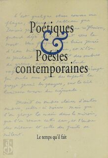 Poétiques & poésies contemporaines - Daniel Guillaume (ISBN 9782868533678)