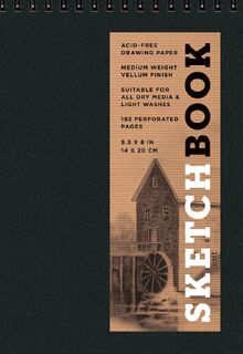 Union Square & Co: Sketchbook 5.5 X 8 FlipTop Landscape Blac - Union Square & Co (ISBN 9781454909316)