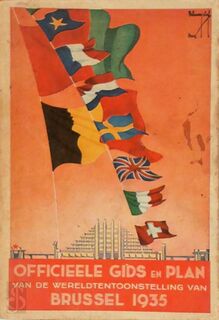 Officiele gids en plan van de Wereld-Tentoonstelling Brussel 1935 - 