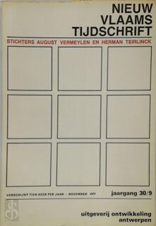 [Pink Poets-nummer] Nieuw Vlaams Tijdschrift, jg. 30/9 - Henri-Floris Jespers, Nic van Bruggen, Patrick Conrad, Paul Snoek, Hugues C. Pernath, Michel Bartosik, Albert Szukalski, Paul de Vree, Michel Oukhov, François Beukelaers, Guy Vaes, Gustav René Hocke, Walter Beckers