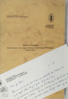 Alles is leugen [proefschrift - met opdracht aan Jos Borré] - Elke Brems