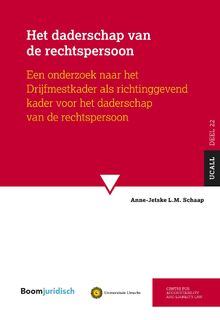 Het daderschap van de rechtspersoon - A.L.M. Schaap (ISBN 9789051896015)
