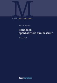 Handboek openbaarheid van bestuur - E.J. Daalder (ISBN 9789400112995)