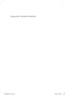 Sexuality Beyond Consent - Avgi Saketopoulou (ISBN 9781479820252)