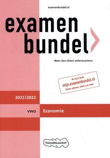 Examenbundel vwo Economie 2021/2022 - (ISBN 9789006491630)