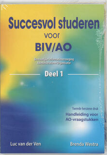 Succesvol studeren voor BIV/AO - L. van der Ven, B. Westra (ISBN 9789075043136)