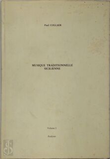 Musique traditionnelle sicilienne vol. 1 - Paul Collaer