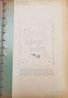 Hugo Claus - De Wangebeden - origineel schetsboek - CLAUS, Hugo