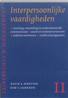 Interpersoonlijke vaardigheden - D.A. Whetten, K.S. Cameron (ISBN 9789057121395)