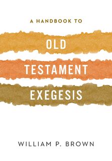 A Handbook to Old Testament Exegesis - William P. Brown (ISBN 9780664259938)