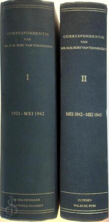 Correspondentie van Mr. M.M. Rost van Tonningen - 2 delen - E. Fraenkel-Verkade, D. Barnouw