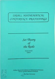 Set Theory of the Reals - Haim Judah