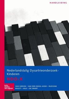 Nederlandstalig Dysartrieonderzoek - Kinderen (NDO-K) complete set - Marjo Van Gerven, Lenie Van den Engel-Hoek, Marieke Ruessink, Simone Knuijt, Hanneke Kalf, Bert de Swart (ISBN 9789036822664)