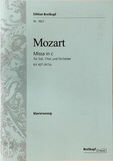 Mozart - Missa in c für Soli, Chor und Orchester (ISBN 9790004160695)