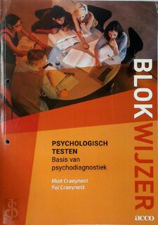 Blokwijzer: psychologisch testen - Miet Craeynest, Pol Craeynest (ISBN 9789463798914)