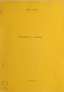 Pulpliteratuur in Vlaanderen [20 ex.] - Danny De Laet