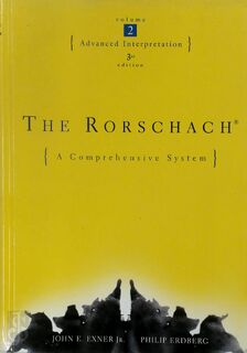 The Rorschach - John E. Exner (ISBN 9780471419839)