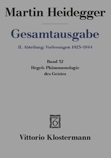 Hegels Phänomenologie des Geistes - Martin Heidegger (ISBN 9783465047049)