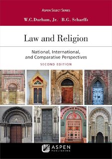 Law and Religion - W.C. Durham, B.G. Scharffs (ISBN 9781543806038)