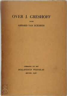 Over J. Greshoff - Gerard van Eckeren