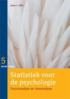 Statistiek voor de psychologie - Jules L. Ellis (ISBN 9789059319752)