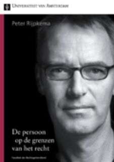 De persoon op de grenzen van het recht - Peter Rijpkema (ISBN 9789048514076)
