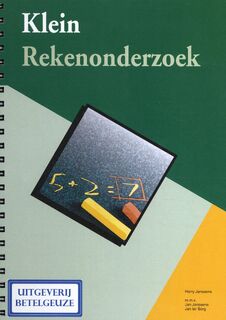 Klein rekenonderzoek - H. Janssens (ISBN 9789087080808)