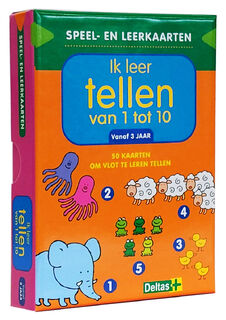 Speel- en leerkaarten - Ik leer tellen van 1 tot 10 (+3 j.) (ISBN 9789044743920)