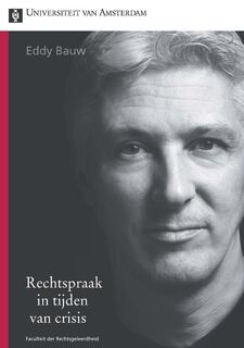 Rechtspraak in tijden van crisis - Eddy Bauw (ISBN 9789048514144)