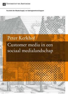 Customer media in een sociaal medialandschap - Peter Kerkhof (ISBN 9789048516179)