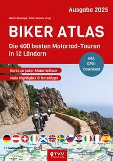 Biker Atlas 2025 - Martin Schempp (ISBN 9783965990586)