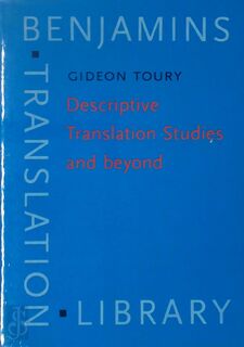 Descriptive Translation Studies and Beyond - Gideon Toury (ISBN 9781556196874)