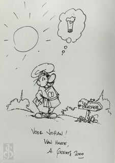 Het raadsel Violeine [met tekening en opdracht] - André Geerts (ISBN 9789031414468)