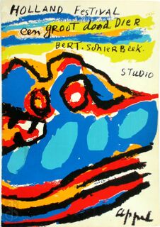 Een groot dood dier - Karel Appel, Bert Schierbeek
