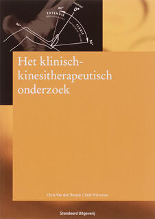 Het klinisch-kinesitherapeutisch onderzoek - C. van Den Broeck, E. Witvrouw (ISBN 9789034192288)