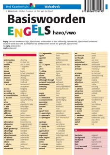 Basiswoorden engels - Piet van der Voort (ISBN 9789066754195)