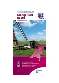 Wandelregiokaart Groene Hart noord 1:33.333 - ANWB (ISBN 9789018046637)