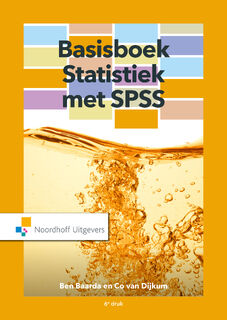 Basisboek Statistiek met SPSS - Ben Baarda (ISBN 9789001895808)