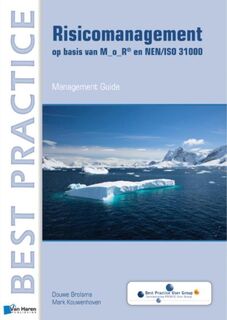 Risicomanagement op basisi van M_o_R en NEN/ISO 31000 - Douwe Brolsma, Mark Kouwenhoven (ISBN 9789087539597)
