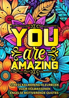 Stress Kalmerend Kleurboek voor Volwassenen - Engelse Motiverende Quotes - Kleurboek Shop (ISBN 9789403702810)